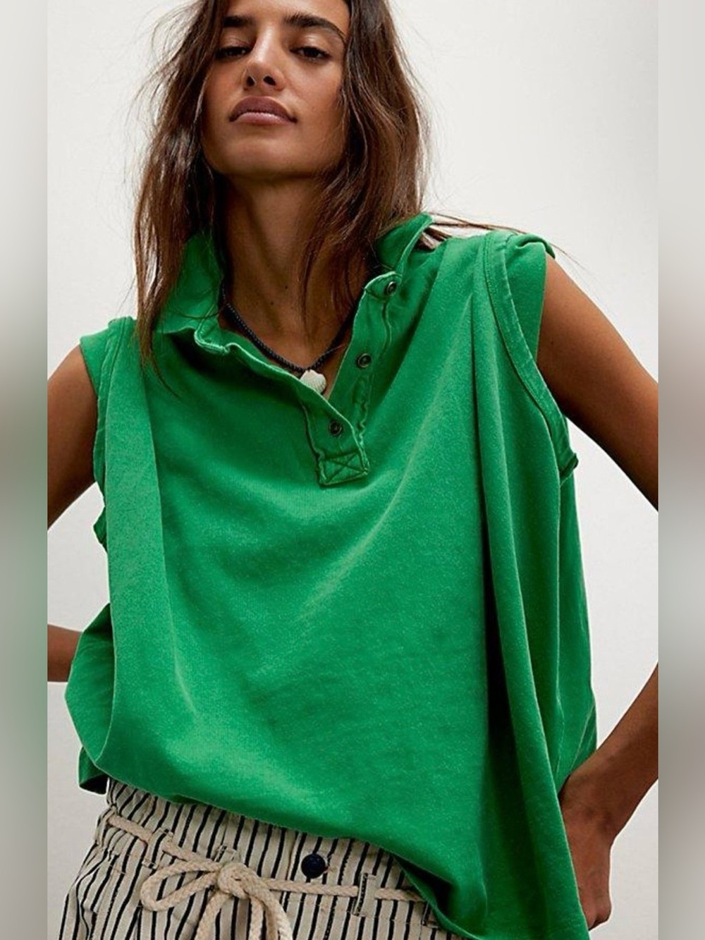 NWT Free People We The Free Keep On Polo